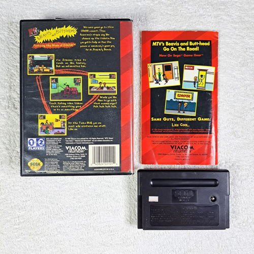 Beavis And Butt-head Original Completo Mega Drive Americano (Usado)