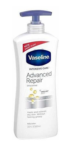 Vaseline Intensive Care Reparación Avanzada Sin Perfume Cura