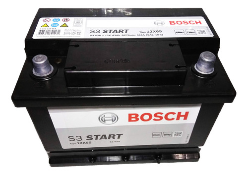 Bateria Bosch 12 X 65 + Derecho S3 43d 12v 43ah Ahora 12 18