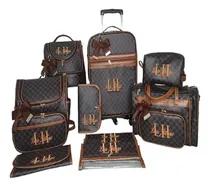 Comprar Mala R +bag+frasq+mochila 2em1 +3 Saq+cart+nec+troc+2 Chav