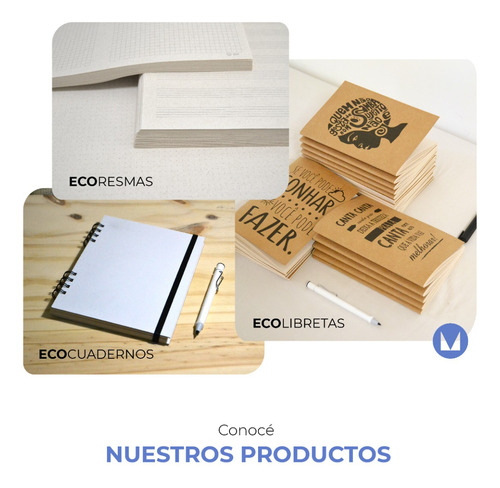 Cuaderno Universitario Tapa Flexible Croquis Eco A4 (21x30) Rio Villa Ventana
