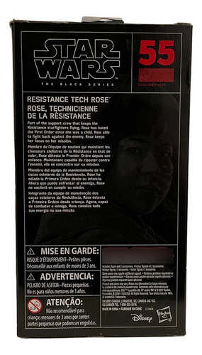 Rose Tico Resistance Tech The Black Series Star Wars Figura