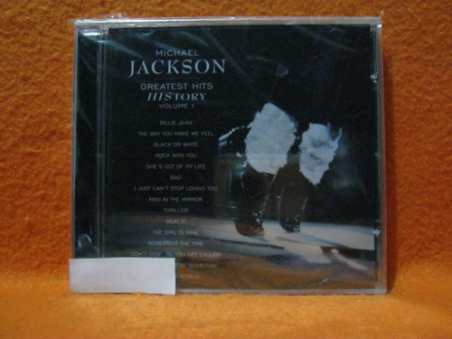Imagem 1 de 1 de Michael Jackson Greatest Hits History Volume I - Cd