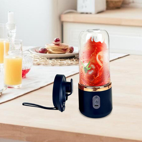 Liquidificador Portátil Mini Copo Único Azul