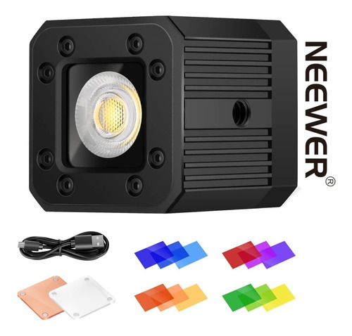 Neewer Mini Cob Impermeable - Luz De Video Apto Dslr - Gopro