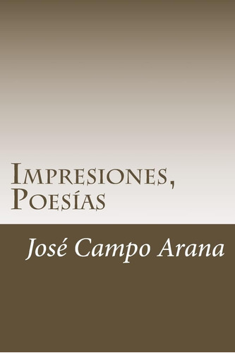 Libro:  Impresiones, Poesías (spanish Edition)