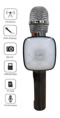 Microfono Parlante Bluetooth Karaoke Inalambrico Usb