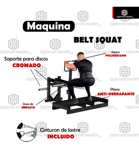 Maquina Sentadilla Sumo Belt Squad