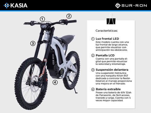 Moto Electrica Surron Light Bee 5000w 32ah Kasia