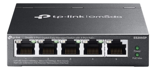 Tp-link Omada Es205gp Swicht 5 Puertos 4 Poe Administrable