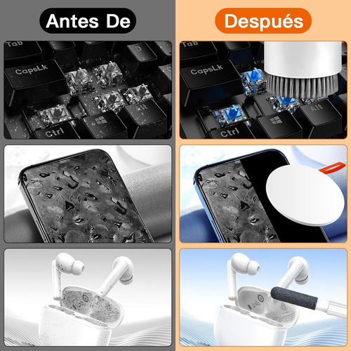 Y Limpiador De Teclado De Computadora 20 En 1, Kit Portátil
