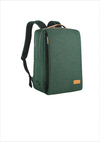 Mochila Casual Impermeable 19l-15.6 Pulgadas. Color Verde