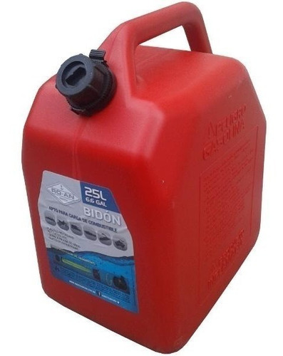 Bidón Combustible Nafta 25 Lts Con Pico - Homologado Náutico