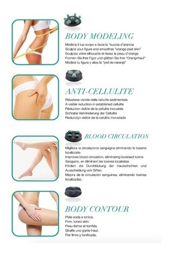 Imagen 3 de 10 de Masajeador Profesional Celulitis Calor Infrarrojo Linfático