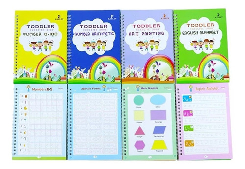 Magic Book Libro Mágico Caligrafía Y Preescritura Preescolar