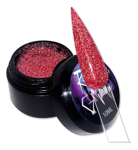 Gel Reflectivo Reflekta Party 10ml Color No. 04 Rojo