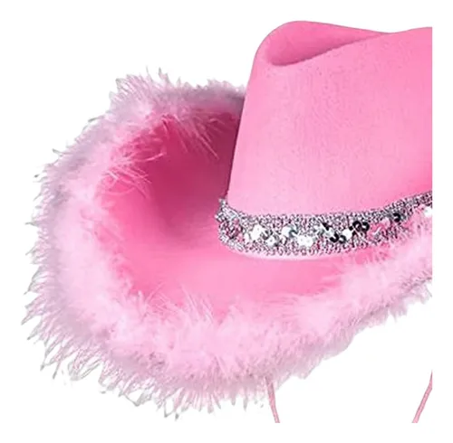 Sombrero De, Sombrero De Vaquero Rosa Ligero For Mujeres