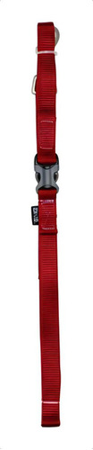 Correa Zeus Traffic Handle Para Perros - Medium 1.8 Mts Color Rojo