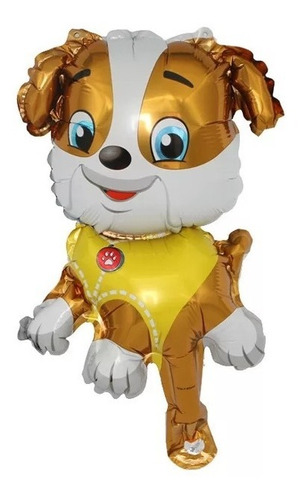 1 Globo Paw Patrol Rubble De Mano