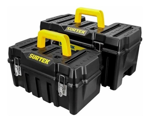 Kit 2 Cajas De Herramientas Plásticas De 17 Y 21'' Surtek®