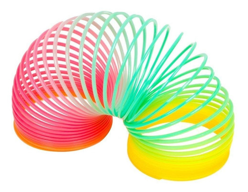 Espiral Rainbow Resorte Aro Mágico X 4 Unidades Antiestres
