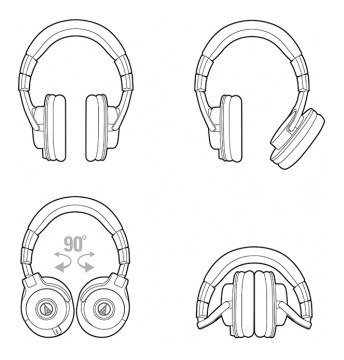 Imagen 6 de 8 de Auricular Audio Technica Ath-m40x + Vst Arturia