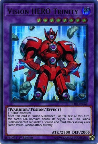 Vision Hero Héroe Visión De Trinidad Ultra Raro Yugioh