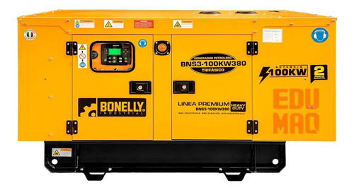 Generador Diesel Bonelly 100 Kw Trifasico Linea Premium