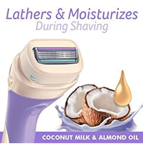 Kit De Afeitado Intuition Schick Para Mujer Con 1 Mango Y 4