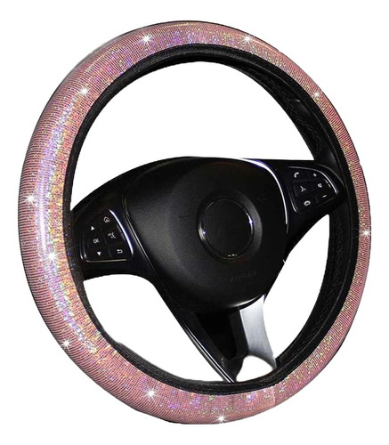 Forro Protector Para Volante Con Cristales Brillantes