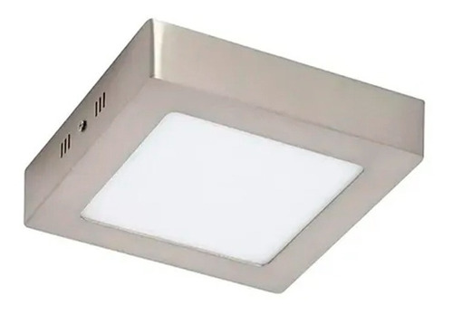 Plafon Panel Candil Led Cuadrado Platil 6w Cálido Frío