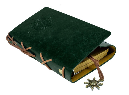 Diário Rpg De Anotações Na Cor Verde - Caderno Temático