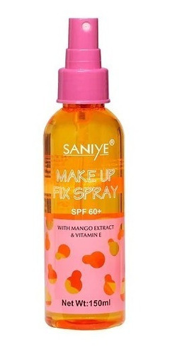 Fijador De Maquillaje Saniye Make Up Fix Spray Varios Sabor