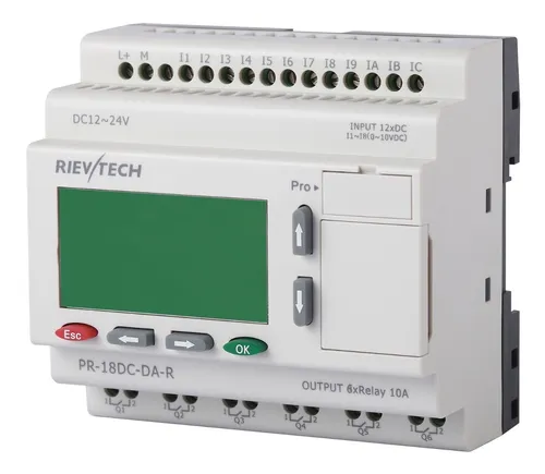 comprar Plc Controlador Logico Programable 24v 10e 4s Rele Rievtech