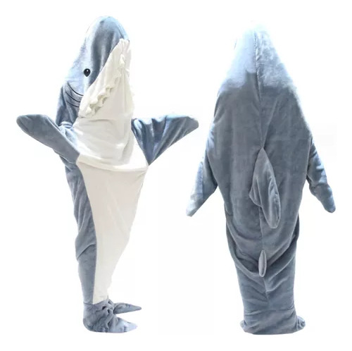 Sudadera Con Capucha Holgada De Una Sola Pieza Shark Blanket