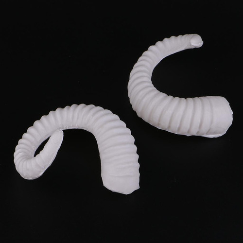 Diadema Gótica Con Cuernos De Carnero Siniestros Blancos