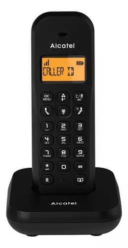 ALCATEL TELEFONOS FIJOS INALAMBRICOS DUO D610 NEGRO