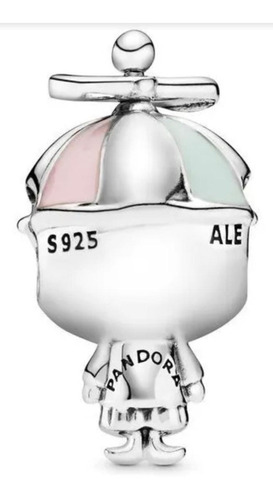 Charm Pandora Modelo Plata S925 Niño Pequeño Color Plateado Plateado