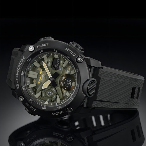 Reloj Casio G-shock Anadigi GA-2000SU-1ADR negro