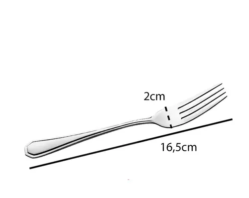 Garfo De Mesa Inox Continental