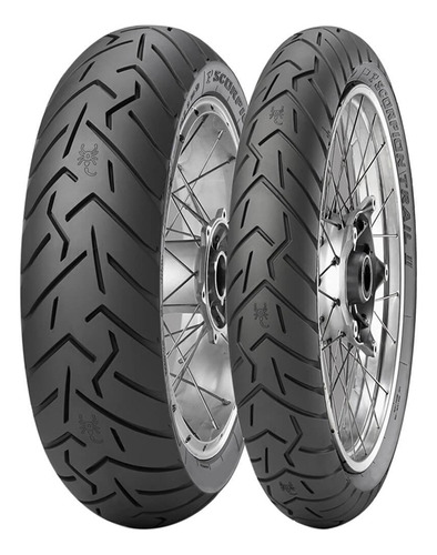 Par Pneu V-strom 650 150/70-17 + 110/80-19 Scorpion Trail 2