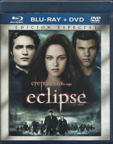 Crepúsculo La Saga Eclipse Blu Ray + Dvd Película Nuevo