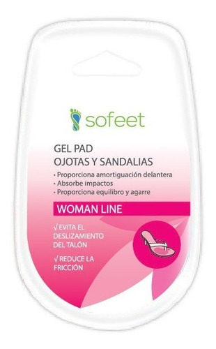 Almohadilla Gel Pad Pies Ojotas Sandalias Sofeet Ptm Oficial