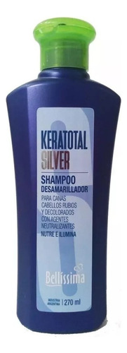 Shampoo Matizador Violeta Silver Keratotal Bellisima 270ml