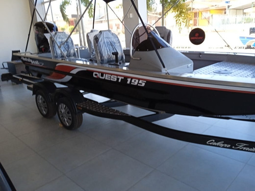 Lancha Metalboat Quest 195 Mercury 115 Reboque 2 Eixo