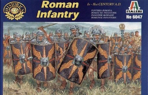 Roman Infantry By Italeri # 6047 1/72 35 Figuras 87 Partes