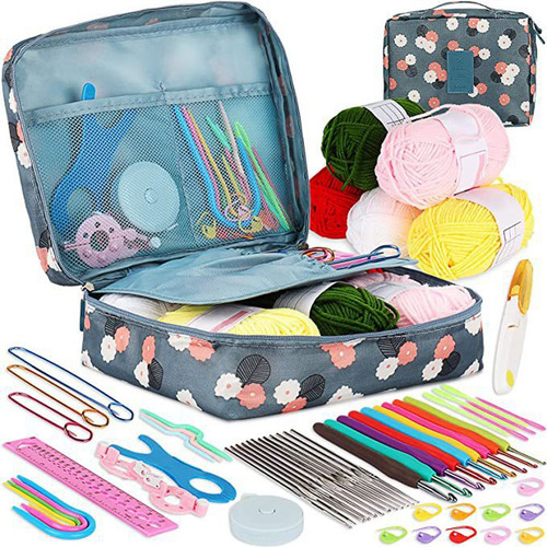 Kit Completo De Crochet Para Tejer Bordado De Set De Costura