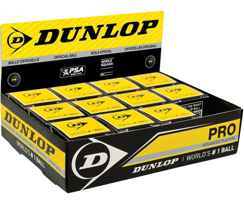 Pelotas De Squash Oficial Torneos Victor, Dunlop, Tecnifibre