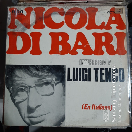 Vinilo Nicola Di Bari Interpreta Luigi Tenco En Italiano M5