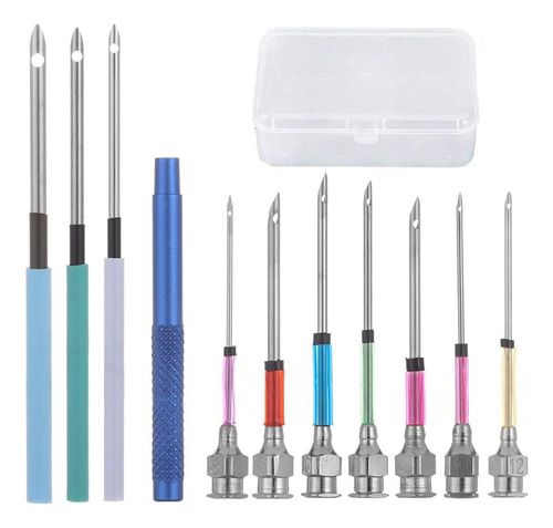Caja 12pzs: 10 Agujas Magicas Punch Needle - Bordado Ruso